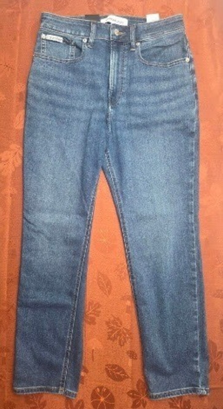 Calvin Klein High Stretch Slim Jeans Women Medium Wash 29x27 NWT